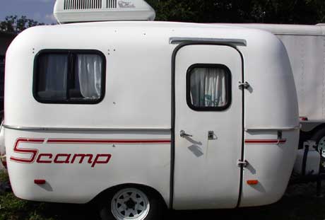 Used Scamp Travel Trailer.